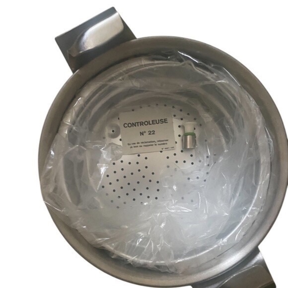 SEB 6L Stove Top Pressure Cooker Pot Made In France w/Steamer Insert - Picture 7 of 10